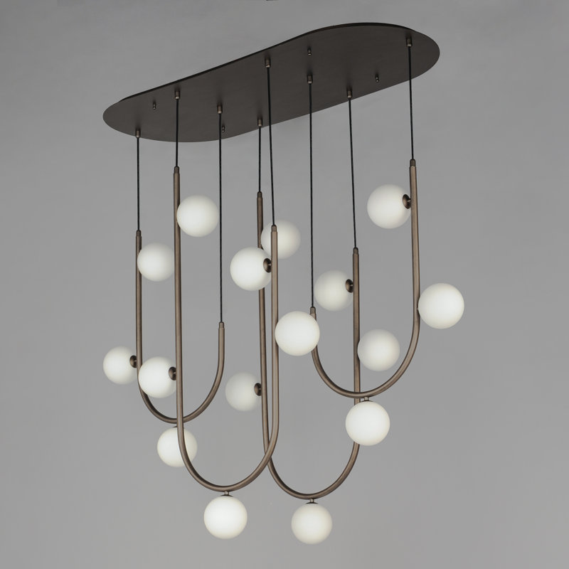 Contour 16 - Light Pendant, Brushed Bronze