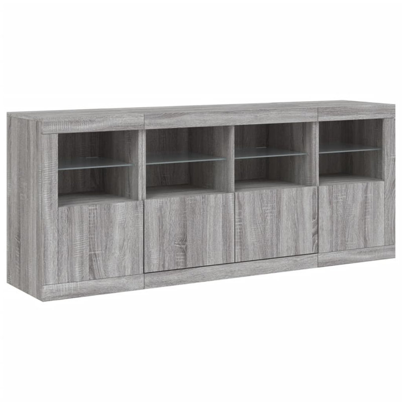 Azriella 163cm Sideboard, Grey Sonoma