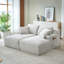 Chaise longue double compressible avec porte-gobelets-738887174