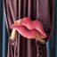 Lips Throw Pillow Smooth Soft Velvet Pillow Cover & Insert-126482284