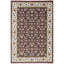 Tapis oriental brun / blanc / jaune en laine tissé à la main-66825598