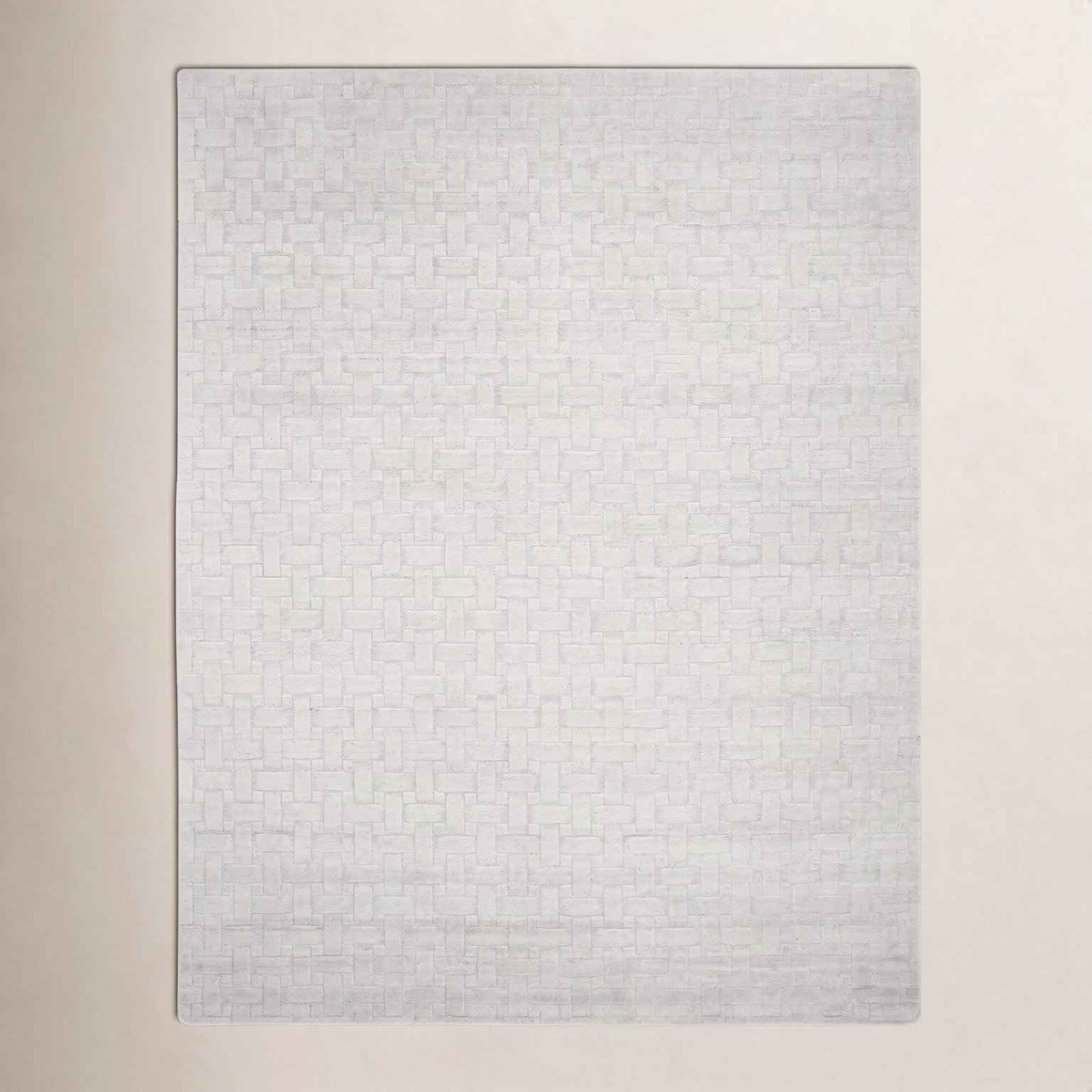 Hainsly Alabaster Hand-Loomed Wool Rug, Runner 2'6" x 8'