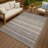 Machine Washable Indoor/Outdoor Chantille ACN2531 Stripes Rug-1207560036-1207560038