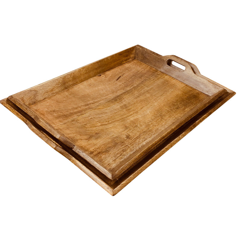 Langdale Solid Wood Tray - Set of 2