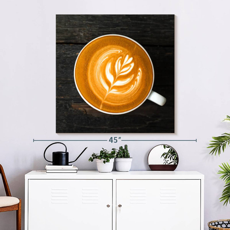 Café au lait chaud Yarlin, H 33 po x l 33 po
