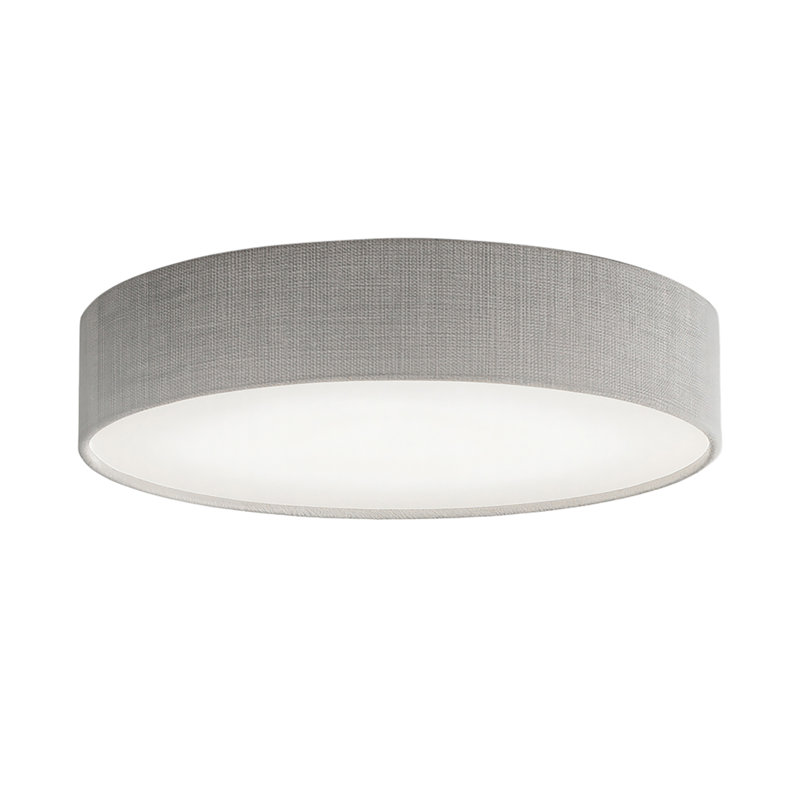 Raasch 1-Light LED Flush Mount, 3.74"H x 19"W x 19"D, Gray