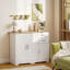 Buffet, armoire de rangement moderne avec 2 tiroirs