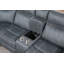 Canapé modulaire inclinable manuel bicolore avec port USB et porte-gobelet Dollum-1643149230