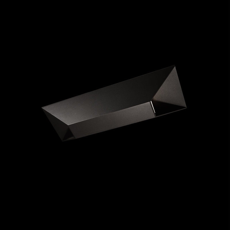 Maglev 2 - Light LED Flush Mounted Sconce, Bronze, 4000K, 16" H x 5.5" W x 3.625" D
