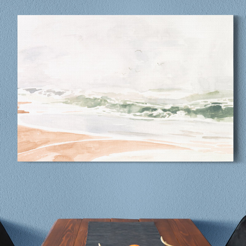 Sandy surf II-impression sur toile tendue, H 48 po x l 32 po x P 1 po
