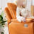 Living Room Casual Faux Leather Swivel Recliner-1690211665