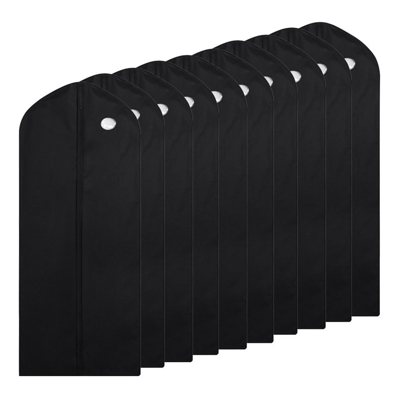 Sac à vêtements Rivington, Noir, 50.39" H x 23.62" W x 1.00" D