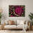 Vegetables Beetroot Black Metal Wall Art-1177250224