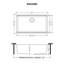 Ruvati 33 x 19 inch Granite Composite Undermount Single Bowl Kitchen Sink-48744102-122623169