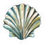 «Aquarelle Shells VI», peinture sur toile-2106374102