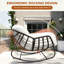 Chaise berçante d'extérieur en fer Luisang-665245850