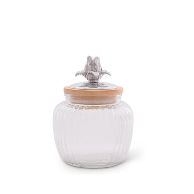 Magnolia Glass Jar
