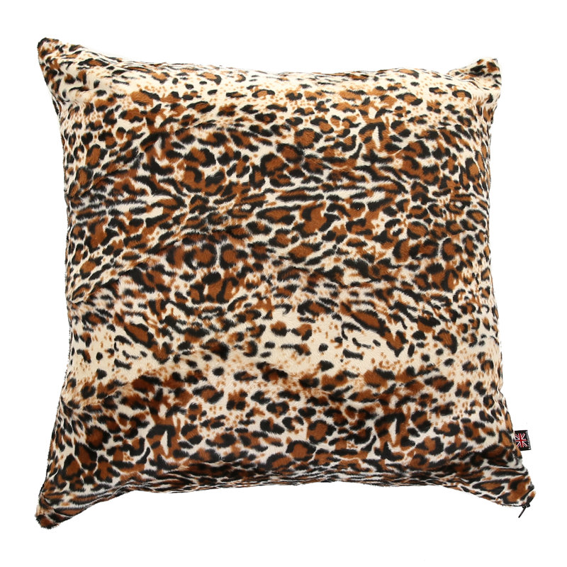 Chattanooga Animal Print Square Cushion, 55cm H x 44cm W x 24cm D