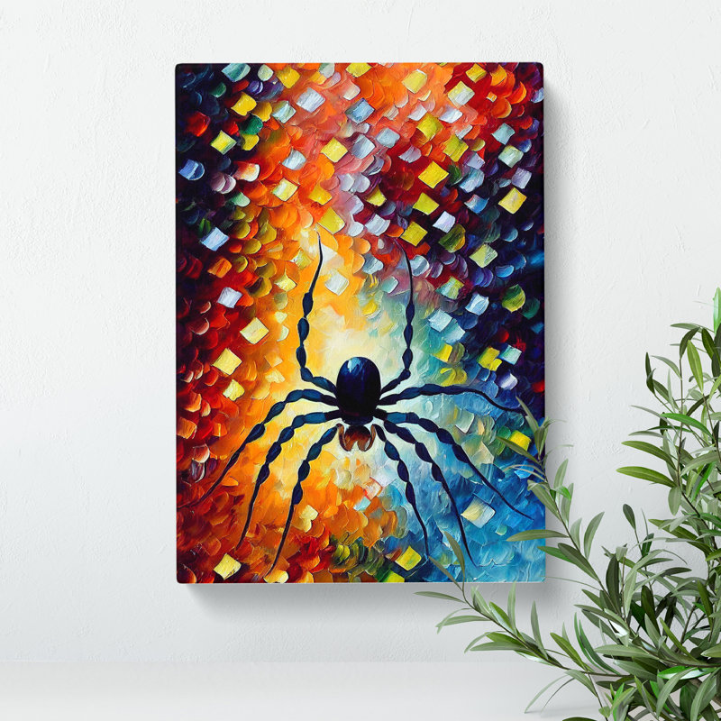 Spider Portrait - Wrapped Canvas, 50cm H x 35cm W x 3cm D