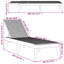 Mickleson Sun Lounger 186x60x29 cm PP-2079460185