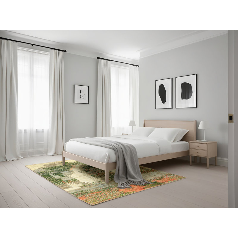 Tapis abstrait moderne 2573, Rectangle 5 pi x 7 pi