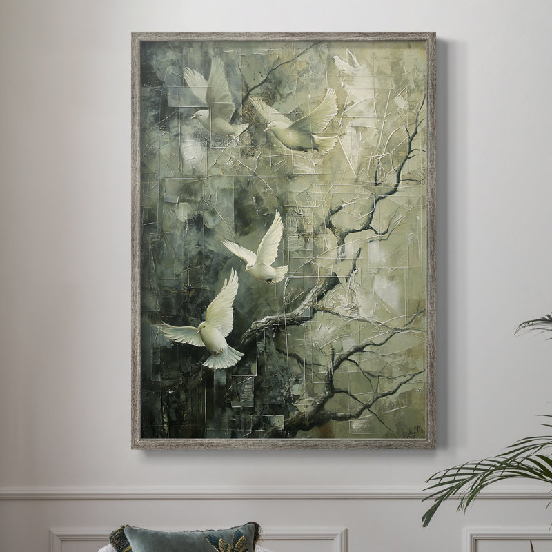 ANIMALS Series LXV, reproduction encadrée - bois massif, H 30 po x l 24 po