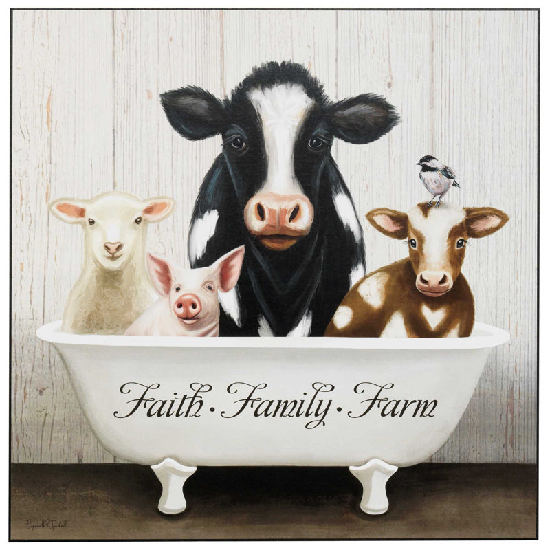 Faith Family Farm Vertical Metal and Wood Outdoor Wall Art