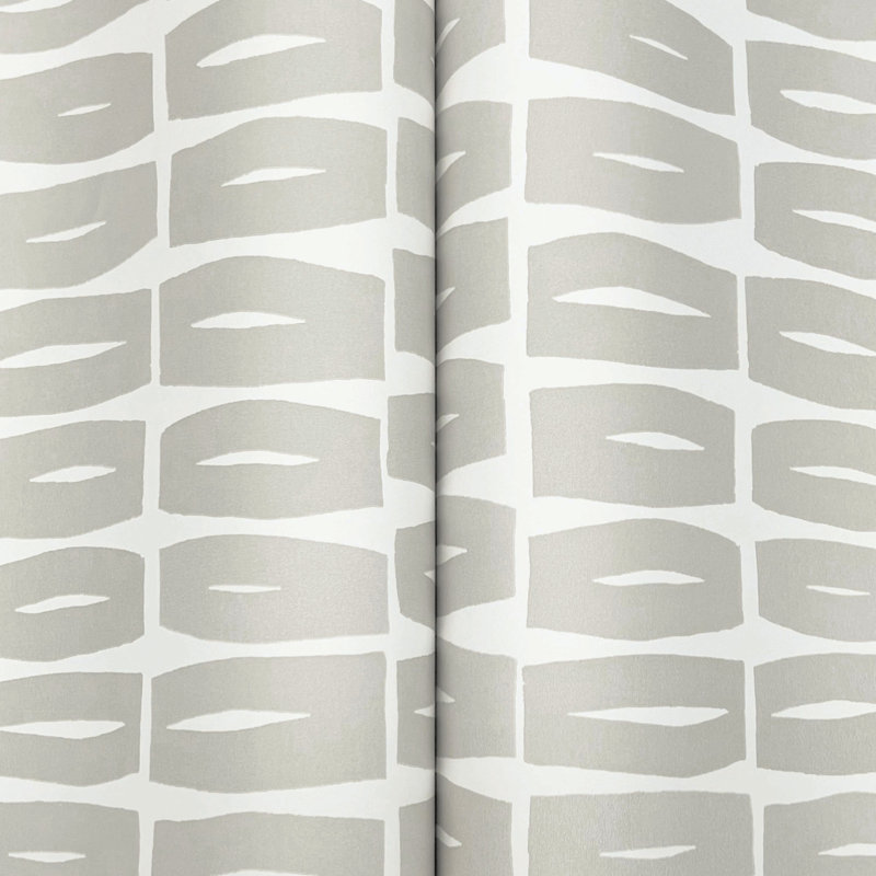 Papier peint carbone moderniste, Gris
