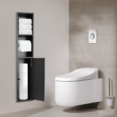 Porte-papier hygiénique encastré 32,28 po Modern