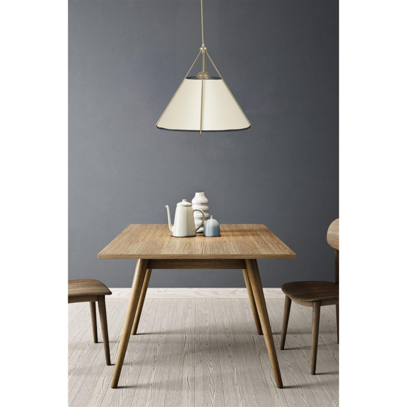 Chandle - Light Gold Pendant, Cream