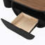 Table basse ovale de luxe industrielle, table basse de 47,24 po avec tiroir de rangement, centre de table en métal noir-1053028016-1053028021