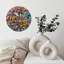 Horloge abstraite No Bond