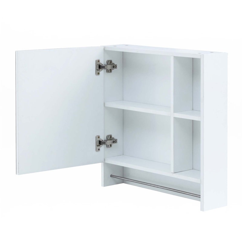 Armoire à pharmacie murale pour salle de bain, Blanc