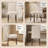 17.3'' Wide Modern Upholstered Fabric High Back Parsons Side Dining Chair with Solid Wood Legs-881857030