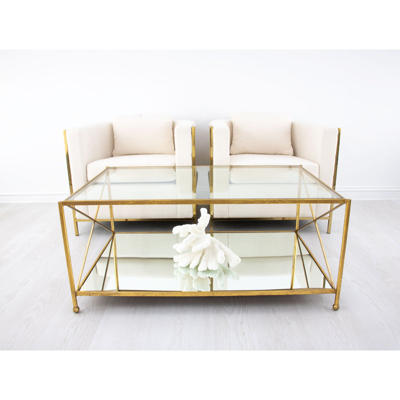 Iris Coffee Table, Gold
