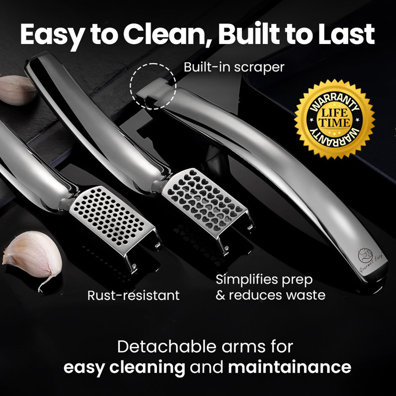 Presse-ail en acier inoxydable Gourmet Easy