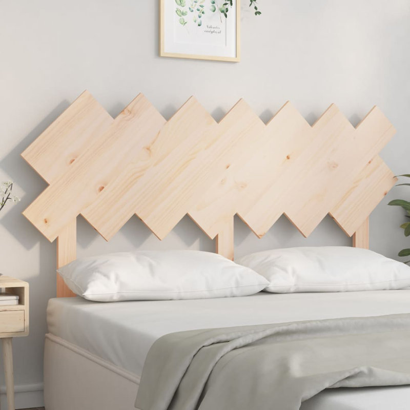 Arvilla Solid Wood Headboard, Double (4'6), Natural