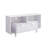 TV Console Table With 2 Drawers And Open Shelving, Tv Stand