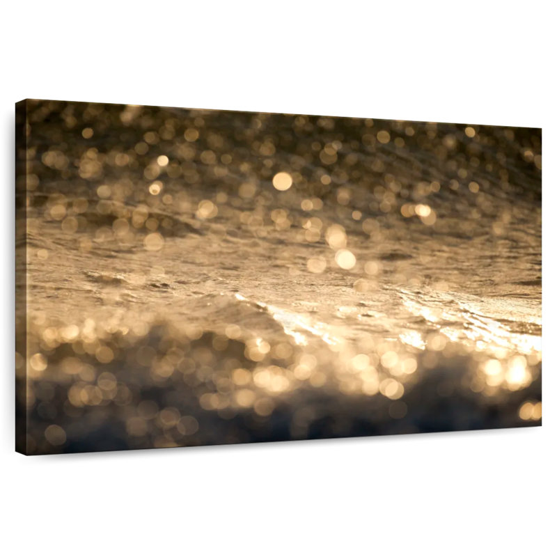 Gouttes de pluie dorées, H 16 po x l 24 po