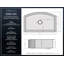 FOSSIL BLU 33" Heavy 12-GAUGE Dark Copper Farmhouse Sink, Includes Accessories, Curved