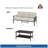 2 Piece All-Weather Metal Patio Set With 70 Inch 3-Seat Sofa And Rectangular Coffee Table, Ideal For Year-Round Outdoor Comfort And Style.-654701427