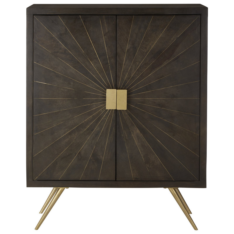 Donagh 89cm Solid Wood Sideboard