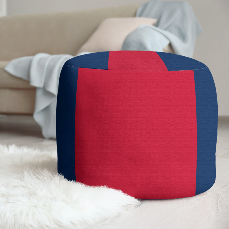 Repose-pieds repose-pieds rond 20,5", Cobalt / rouge / cobalt, Montréal