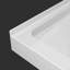 Plateau de douche rectangulaire en acrylique blanc à seuil simple avec panneau antidérapant l 48 po x P 32 po