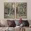 «Rustic Countryside Forest Trees Landscape», reproduction sur toile encadrée 2 pièces-91069215-91069214