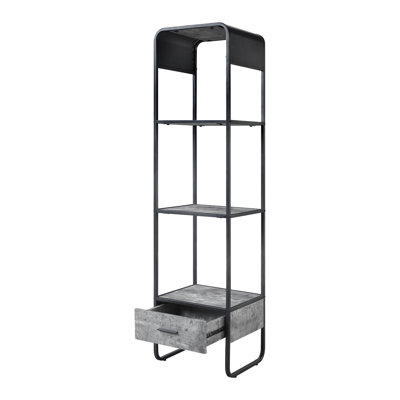 1 - Drawer Side Pier in Gray and Black