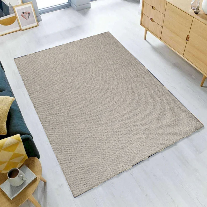 Tapis argenté intérieur / extérieur Calyspo 8 pi x 10 pi, Rectangle 3 pi 3 po x 5 pi