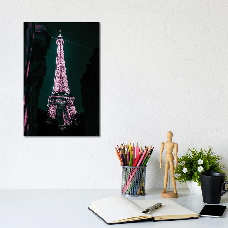 Paris by Gab Fernando - Wrapped Canvas Print, 20.32 cm H x 30.48 cm W