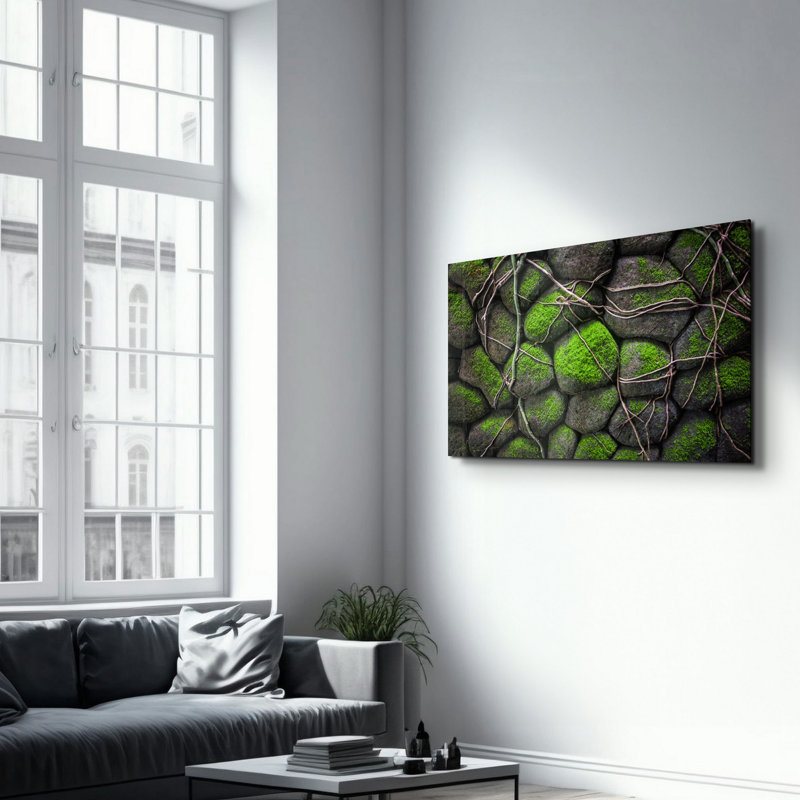 Elegant Tempered Glass Wall Art Painting, 13.8 x 21.7 inches | 100% Tempered Glass, Thickness: 0.16 inches | UV Printed for Vibrant Colors | Perfect for Home Decor, Living Room, & Office Spaces