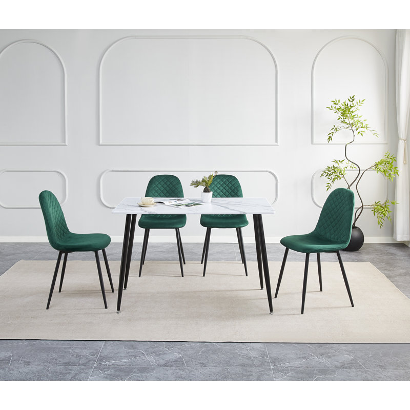 4 - Person Dining Set, Green